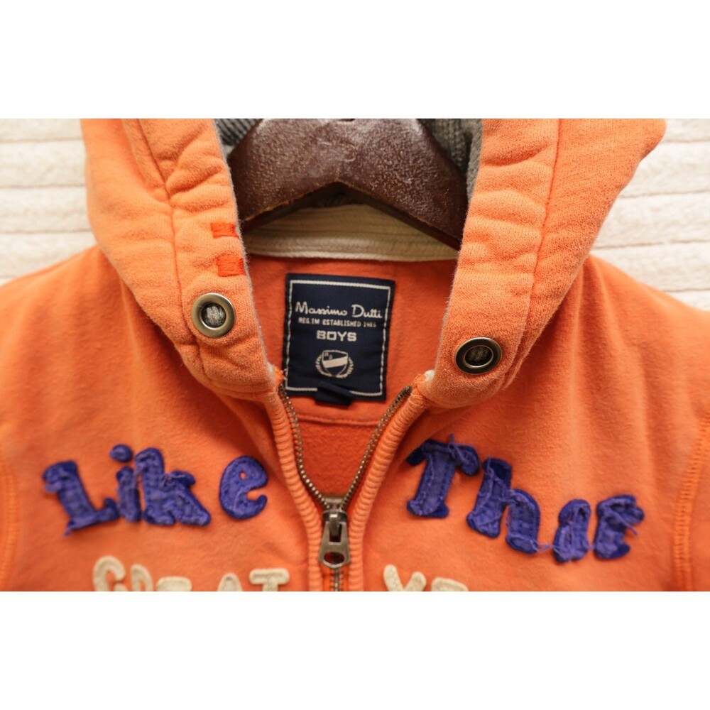 Mossimo Dutti Orange Jacket Boys 5T-6T Medium Like that Great Year rare. Y2K - Picture 2 of 6
